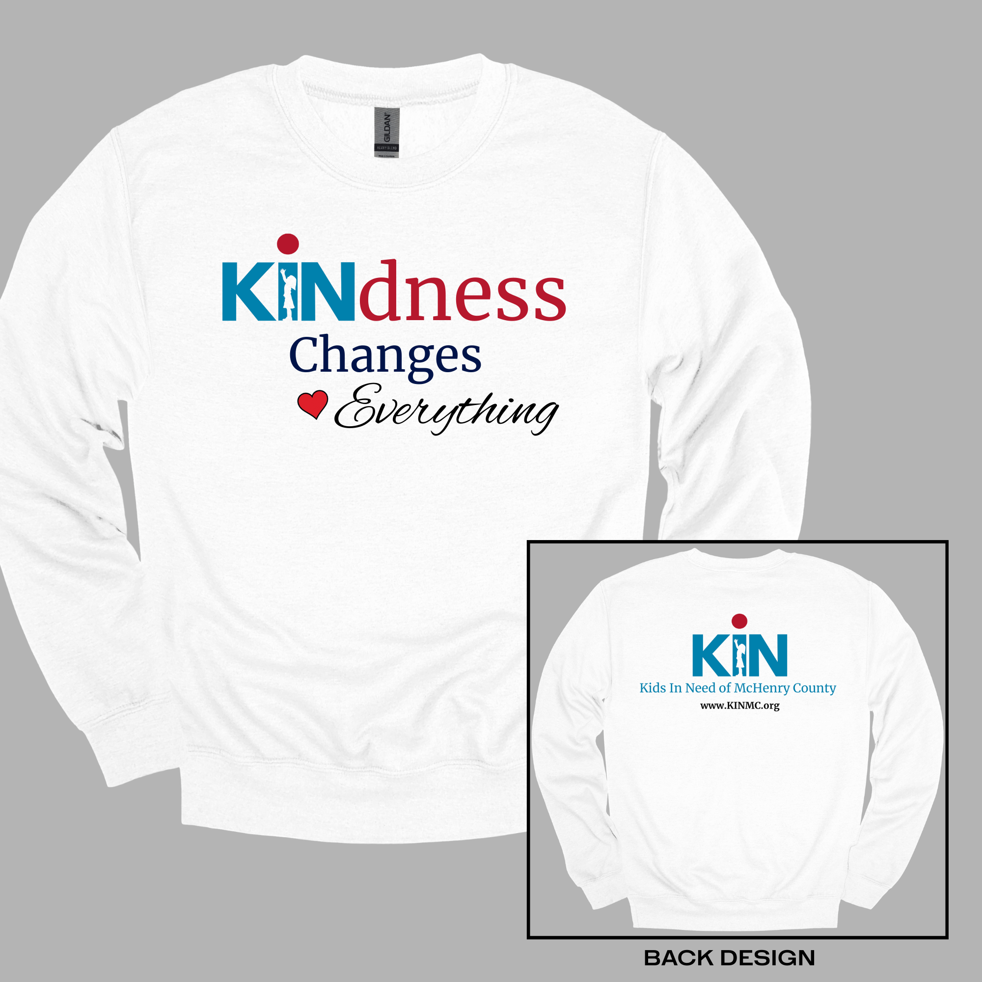 "KINdness Changes Everything" Crewneck Sweatshirt